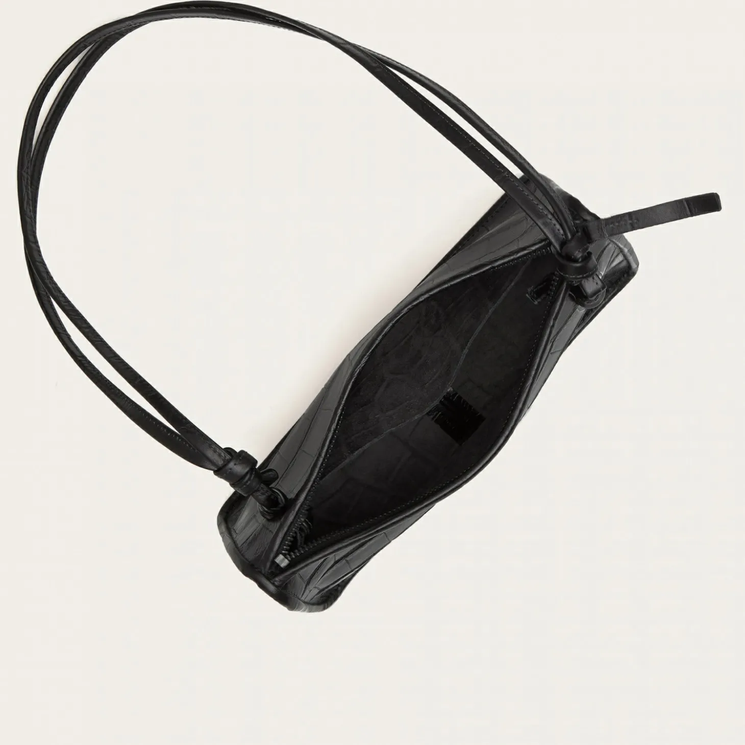 Suzanne Torebka S, Czarny Wzor Krokodyla