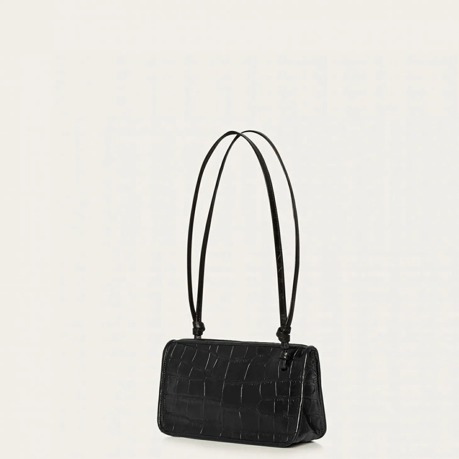 Suzanne Torebka S, Czarny Wzor Krokodyla